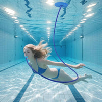 Coiled Snorkel Transparent Mouthpiece Breathing Tube Water Sports Gear Silicone