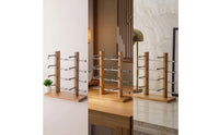 Eyeglass Display Rack Countertop Sunglass Display Rack Wooden Sunglass Holder Stand for Retailers, Collectors, Optical Shops, Countertops, Salons