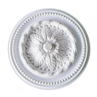 Ceiling Lamp Panel Raised Relief Home Decoration Scroll Pattern