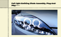 LED Headlight for Subcompact 2014-18