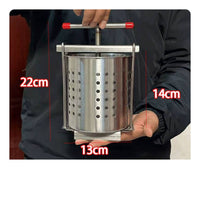 Detachable Manual Vegetable Press Easy to Clean Manual Vegetable Press Stable Stainless Steel Press Compact for Home Cooks, Dumpling Filling Making, Kitchen Countertop