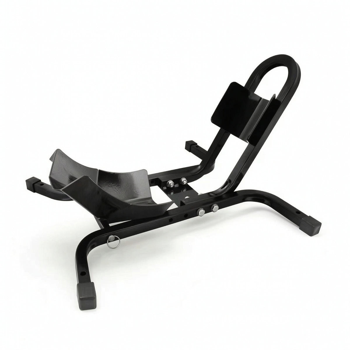 Heavy-Duty Motorcycle Parking Stand Cylindrical Motorcycle Stand with Cradle Universal Powder-Coated for Workshop