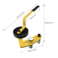 Deck Board Straightening Tool Curved Arm Deck Board Straightener Knurled Posts