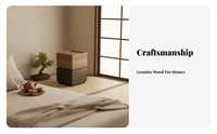 Two-Tone Drawer Unit Minimalist Aesthetic Nightstand Modern Design