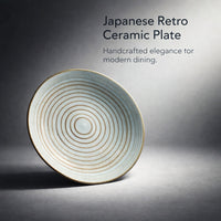 Retro Ceramic Plate, 15-15.9cm Diameter, Brown