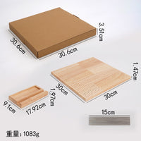 家用木制钩针编织板多规格创意手工DIY毛线编织板编织挡垫洞洞板