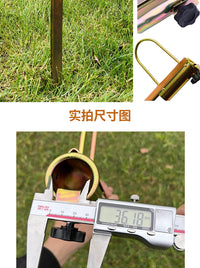 太阳伞地插伞插大户外遮阳伞摆摊沙滩伞两脚地插太阳伞钓鱼伞地钉 摆摊伞地插-中号带调节圈