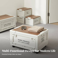 Collapsible Sideentry Container Large Capacity for Dorm Room, Office, Students