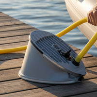 Inflatable Boat Pump Portable Foot Air Pump Double Function for Boating, Boaters