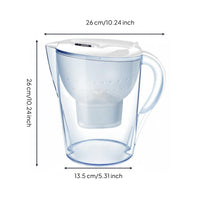 Water Filter Pitcher Improves Taste for Kitchen, Home