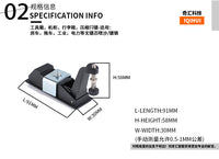 跨境供应工具箱锁/机柜/行李箱/压缩闩锁无锁芯喷沙改装柜门锁