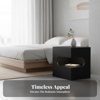 Nightstand with Drawers and Shelf Minimalist Design for Nursery