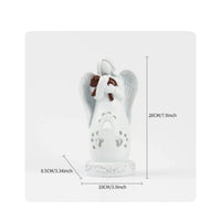 Resin Angel with Wings Intricate Remembrance Statue Indoor for Mantelpiece