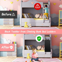 Children's Bunk Bed Ladder Cover Anti-Fall Protector