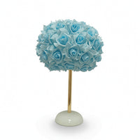 Decorative Rose Flower Table Lamp Warm Flower Table Lamp Romantic Floral Nightstand Light Ambient for Bedroom, Reading Corner