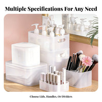 Lidded Pfinalic Container particle-proofproof Lidded Utility Case multi-purpose for Desktop