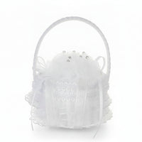 Wedding Band Box Decorative Band Box with Handle Round for Engagement Proposal