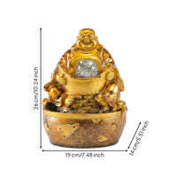 Feng Shui Water Feature Resin Material Desktop Water Feature for Business Owners, Front Desk, Office, Shop Opening