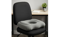 Ergonomic Support Hemorrhoid Seat Cushion Adjustable Firmness Inflatable Donut Cushion Portable for Office Workers, Wheelchair Users