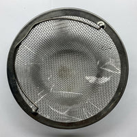Kitchen Sink Strainer with Handle, Stainless Steel Strainer and Sink Drain Strainer, Large Sink Waste Strainer to Prevent Household Drain Clogs