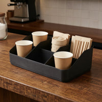 Coffee Station Organizer Easy-Access Rack Sturdy for Break Room
