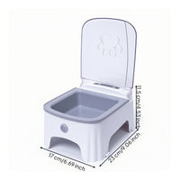 Sensor Pet Feeder with Transparent Lid Programmable for Indoor