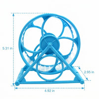 Silent Hamster Wheel and Hamster Exercise Wheel, 12.5cm Design with Triangular Support, Easy Disassembly for Small Pet Cage Accessories