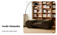 Straight-Line Three-Seater Sofa Light Luxury Living Room Seating Italian design Minimalist Design for Apartment Dwellers, Office