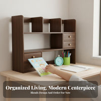 Desktop desktop organizer with Drawer Multitier Desktop desktop organizer with Drawers Large Capacity Easy Assembly for Students