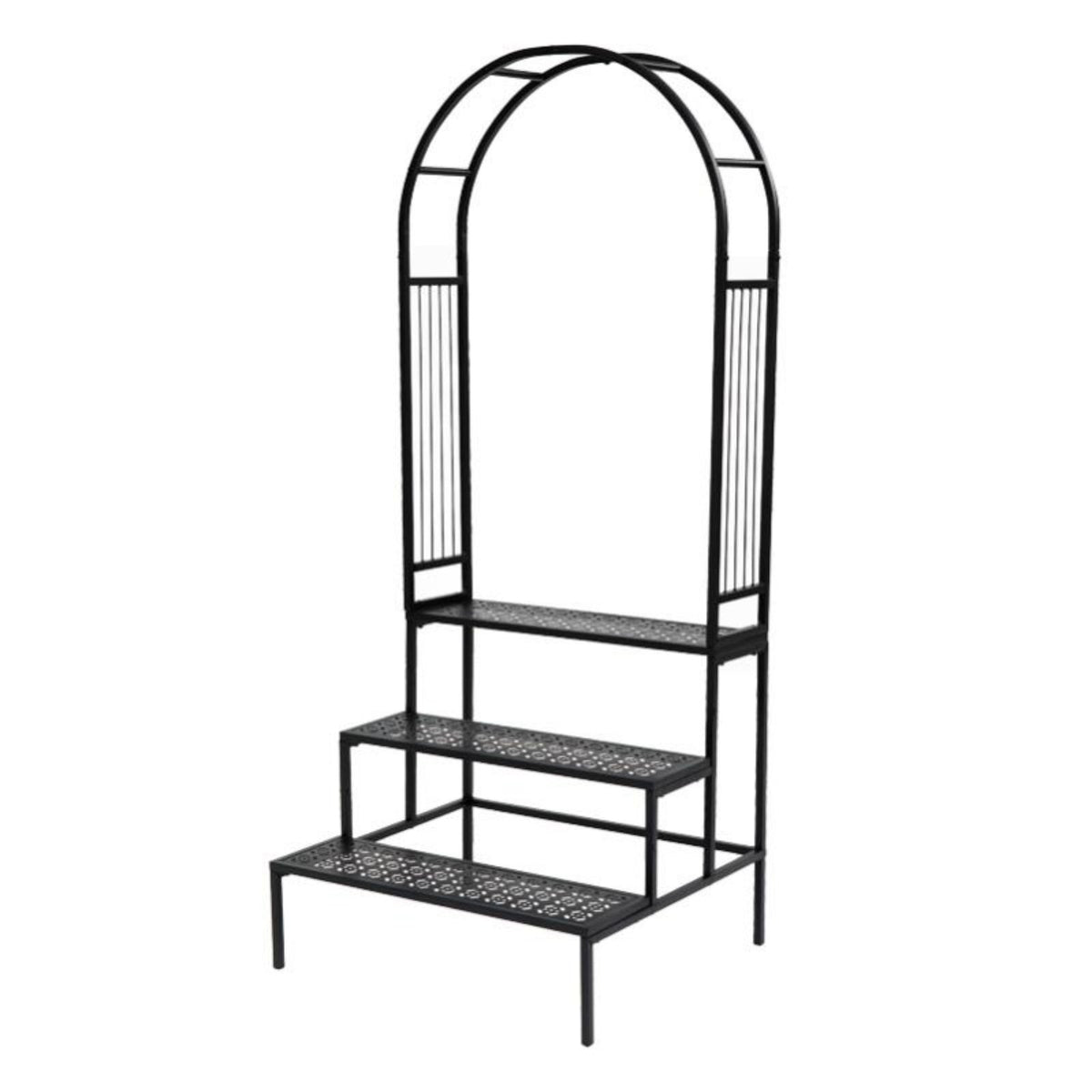 Climbing Plant Archway sturdyDuty Construction Tiered Archway Stand for Backyard