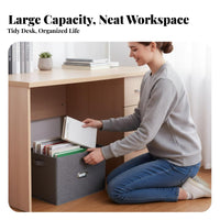 foldable Book Crate with casters No-tools-required Assembly Household Storage