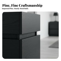 Narrow Bedside Cabinet Modern Design Narrow End Table Versatile for Small Areas