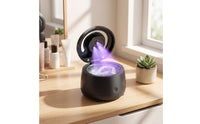 Vibrational Cleaner with Compact Vibrational Retainer Cleaner Portable Retainer Cleaning Case for Washroom Countertop, Travel