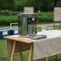 Stainless Steel Spigot Container Versatile Large Water Container with Tap Large Tap Drink Dispenser Easy to Clean for Chefs