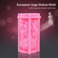 Silicone Craft Mold, Pink, 89*97*157mm
