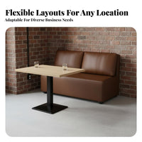 Factory-inspired aesthetic Bar Set Retro Design Restaurant Seating Upholstered Sofa Easy to Clean for Lounge