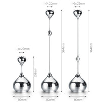 Stainless Steel Candle Holder Decorative Home Decor Sculpted for Gift