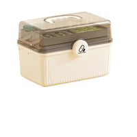 Drawer-Type Large-Capacity Medicine Box, Multi-Layer Transparent Storage Organizer for Home and Student Dormitory