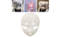Unpainted Kigurumi Mask Customizable Furry Mask Blank Heat Moldable