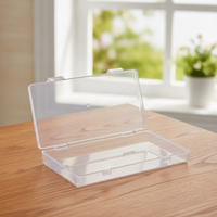 Clear Plastic Storage Box for Jewelry Parts and Small Items - Rectangular PP Container for Amazon/eBay