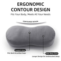 Ergonomic 3D Body Pillow with Polyester Cover and PP Cotton Fill