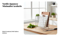 Cutting Board Holder Space-Saving Multicompartment Cutting Board Rack Rust-withstandant