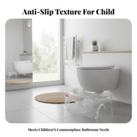 Toilet crouchting Stool Thickened Toilet Potty Stool adaptable for Seniors