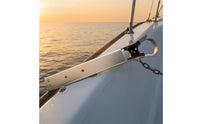 Stainless Steel Anchor Roller Bracket Flat Arm Marine Straightforward Installation