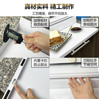 Kitchen Microwave Oven Shelf with Pull-Out Drawer