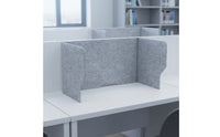 Three-Sided Desk Divider Panel Portable Acoustic Desk Divider Privacy Cubicle Screen Sturdy for Office Workers, Students, Open Offices, Classrooms, Study Desks