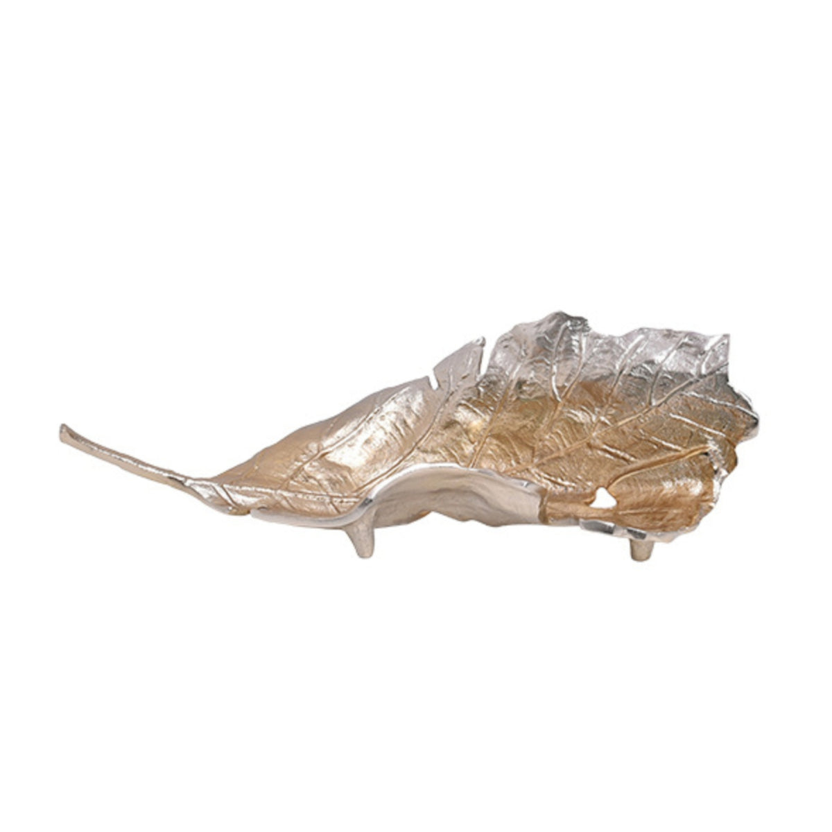 Leaf Tray Sculptural Decor Aluminum for Decorators