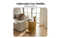 2-Tier Rolling Utility Cart With casters Side Table Modern aesthetic designSaving for Homeowners, Students, Bedroom
