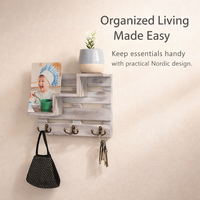 Bedroom Corner Shelf Wall Mounted for Homeowners, Solid Wood Display and Unit for Living Room, Space-Saving