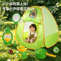Kids Science Experiment Telescope and Insect Observation Box Toy Set for Outdoor Adventure Camping Picnic Pretend Play